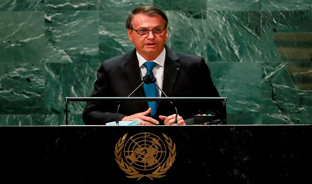 Jair Bolsonaro fue el primer orador de la Asamblea General de la ONU. Foto: EFE Jair Bolsonaro fue el primer orador de la Asamblea General de la ONU. Foto: EFE
