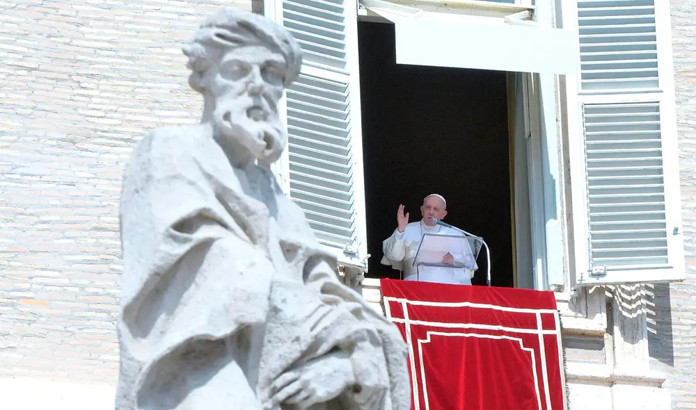 El papa Francisco durante la oración del Ángelus dominical del pasado domingo en el Vaticano. Foto: EFE El papa Francisco durante la oración del Ángelus dominical del pasado domingo en el Vaticano. Foto: EFE