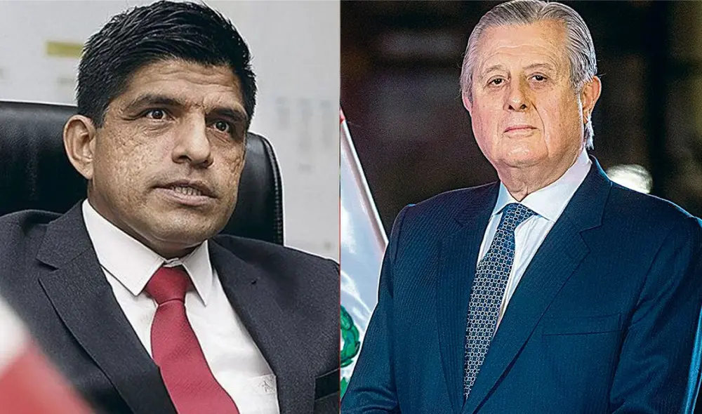 El ministro del Interior, Juan Carrasco Millones mencionó estar en la línea del ministro de Relaciones Exteriores, Óscar Maúrtua. Foto: composición La República