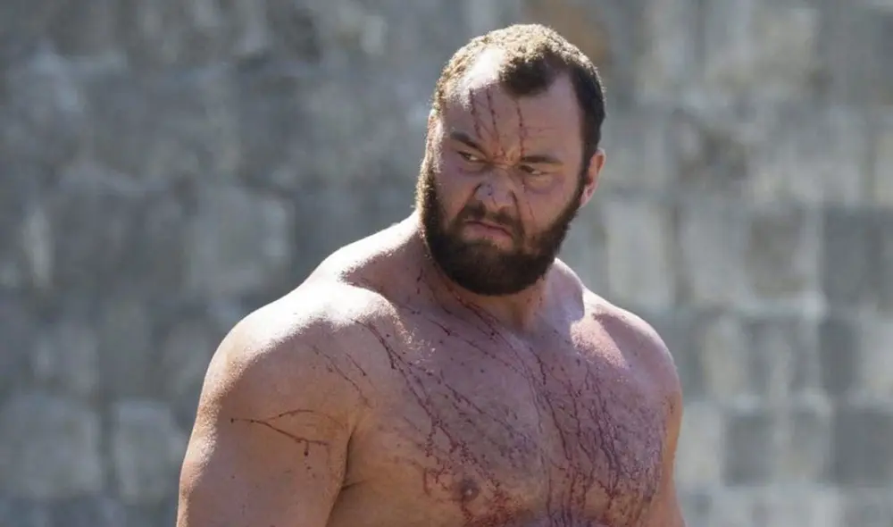 Hafþór Júlíus Björnsson interpretó a  Gregor Clegane ‘La Montaña’, guardaespaldas de la reina Cersei Lannister (Lena Headey), en Game of Thrones. Foto: Hafthor Björnsson / Instagram