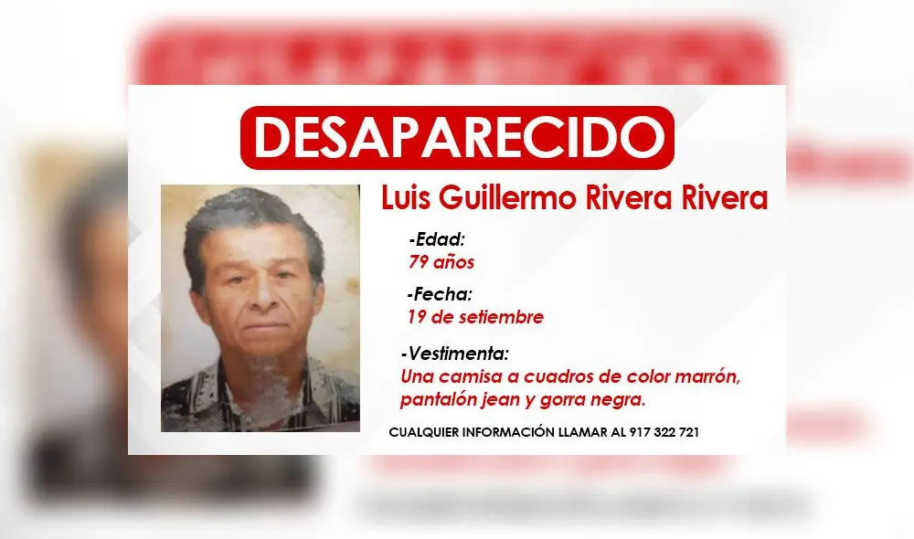 Hombre ya lleva dos días de desaparecido y familia teme que le haya pasado algo grave. Foto: composición LR