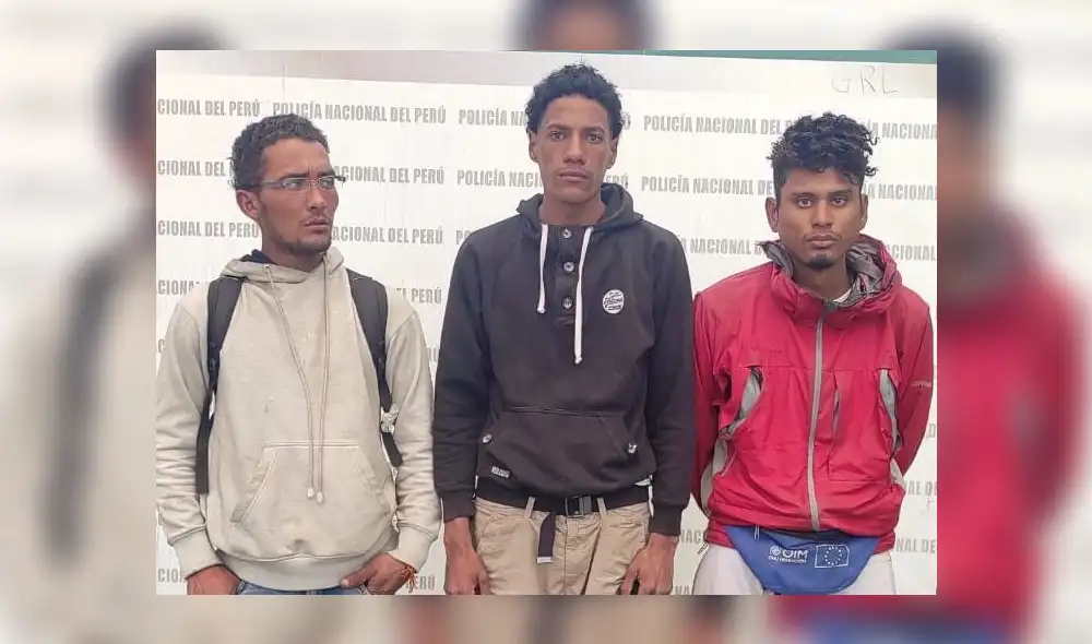 Víctimas los denunciaron con los agentes del orden. Foto: PNP Víctimas los denunciaron con los agentes del orden. Foto: PNP
