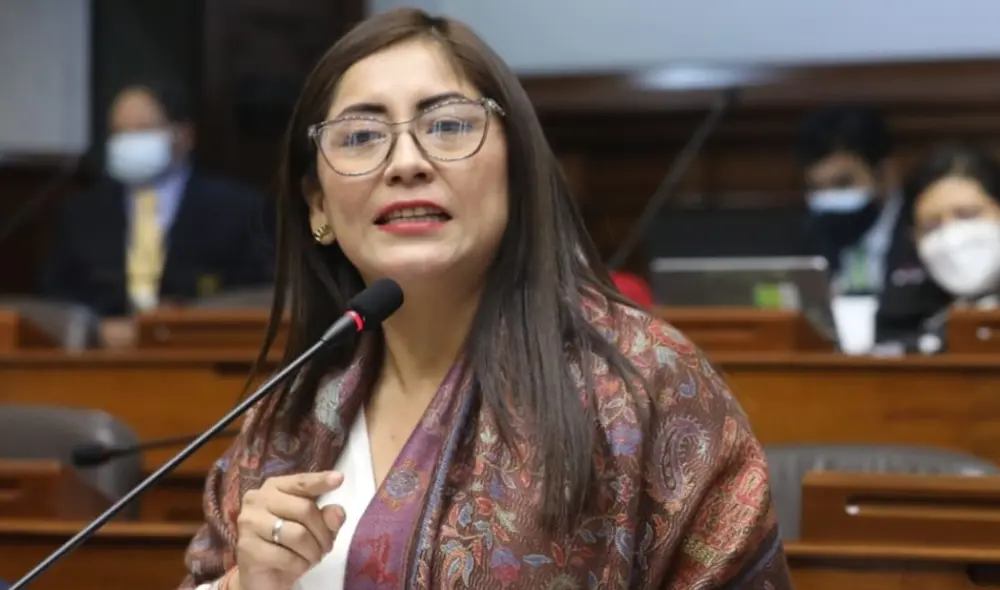 Kelly Portalatino es congresista de la República en representación de Áncash. Foto: Congreso de la República