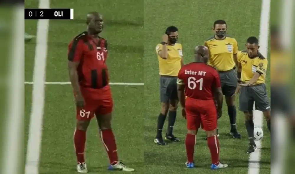 Ronnie Brunswijk jugó 53 minutos en la Liga Concacaf. Foto: MisterChip/Twitter Ronnie Brunswijk jugó 53 minutos en la Liga Concacaf. Foto: MisterChip/Twitter