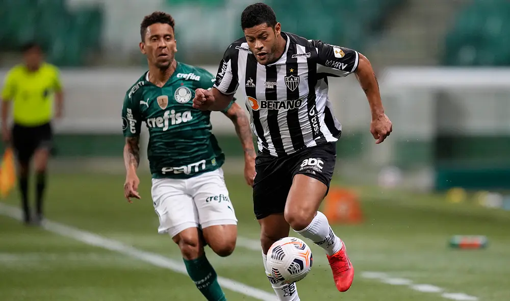 Atlético Mineiro y Palmeiras se miden en semifinales de la Copa Libertadores 2021. Foto: AFP Atlético Mineiro y Palmeiras se miden en semifinales de la Copa Libertadores 2021. Foto: AFP