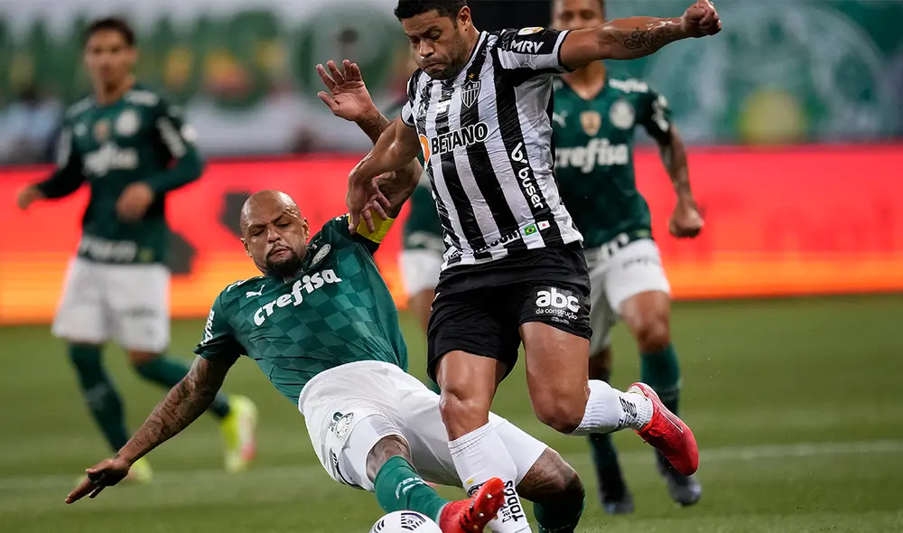 Palmeiras vs. Atlético Mineiro EN VIVO por semifinales de la Copa Libertadores 2021. Foto: AFP