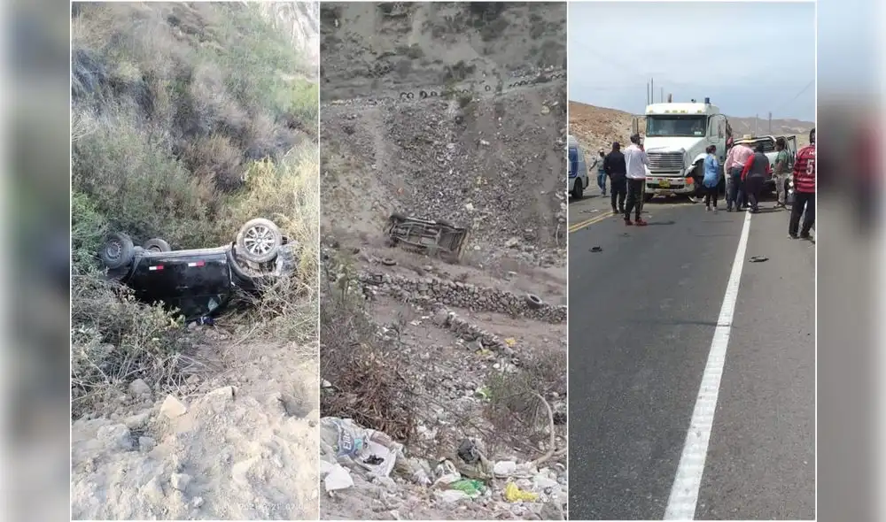 No se registraron víctimas mortales tras los accidentes. Foto: difusión