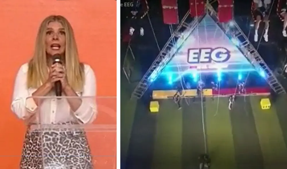 Johanna San Miguel fue interrumpida por Gian Piero Díaz cuando comunicaba sobre el estado de Elías Montalvo. Foto: captura de América TV Johanna San Miguel fue interrumpida por Gian Piero Díaz cuando comunicaba sobre el estado de Elías Montalvo. Foto: captura de América TV