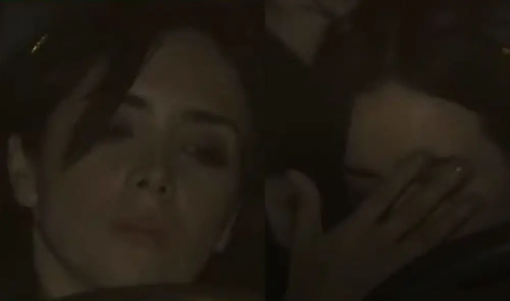 Rosángela Espinoza acudió a la clínica Angloamericana para informarse del estado de salud de Elías Montalvo. Foto: captura de ATV Rosángela Espinoza acudió a la clínica Angloamericana para informarse del estado de salud de Elías Montalvo. Foto: captura de ATV