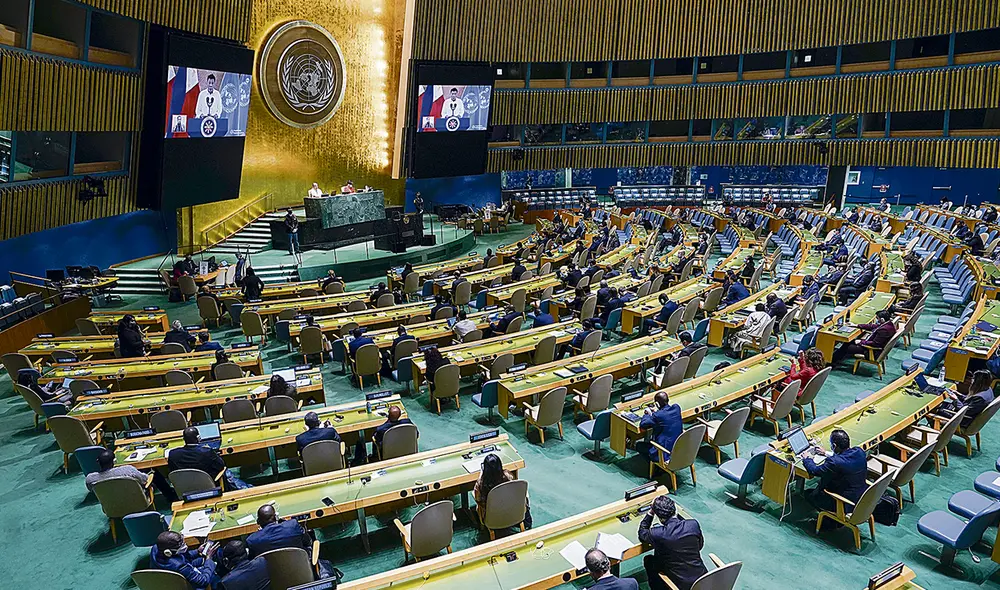 Retos. Mandatarios del mundo reunidos en Nueva York para buscar soluciones. Foto: AFP
