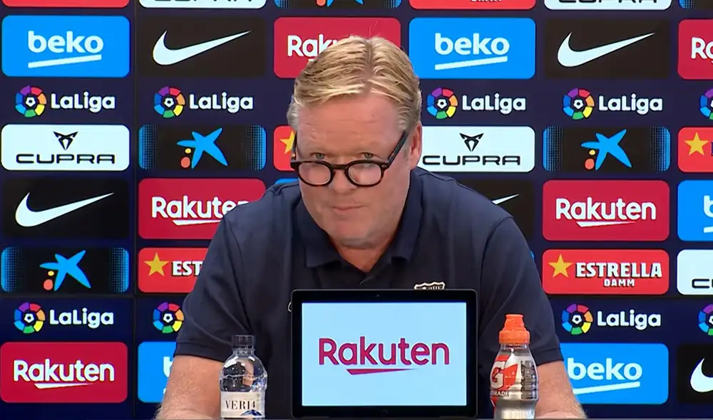 La continuidad de Koeman en el club blaugrana es cuestionada por la prensa española. Foto: FC Barcelona