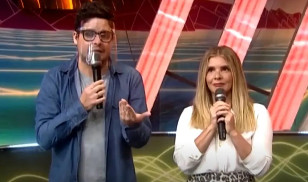 Gian Piero Díaz señaló que Elías Montalvo se encontraba bien tras accidente. Foto: captura América TV Gian Piero Díaz señaló que Elías Montalvo se encontraba bien tras accidente. Foto: captura América TV