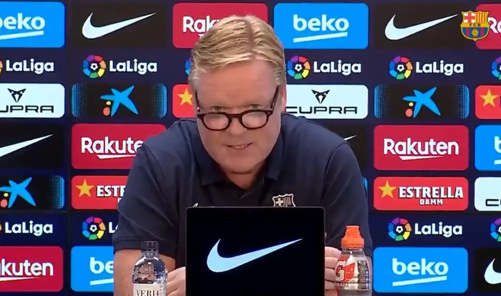 En los últimos dos partidos jugados, los dirigidos por Koeman obtuvieron una derrota y un empate. Foto: captura video Barcelona/Twitter En los últimos dos partidos jugados, los dirigidos por Koeman obtuvieron una derrota y un empate. Foto: captura video Barcelona/Twitter