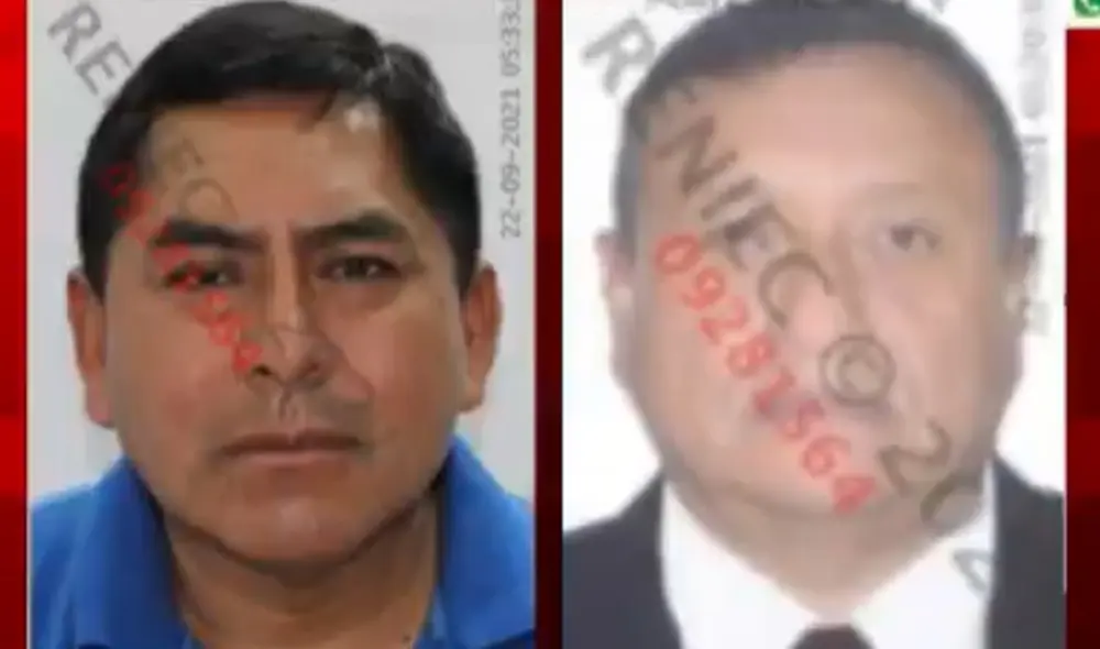 Ambos eran de la provincia de Chincha, Ica. Foto: captura de América TV