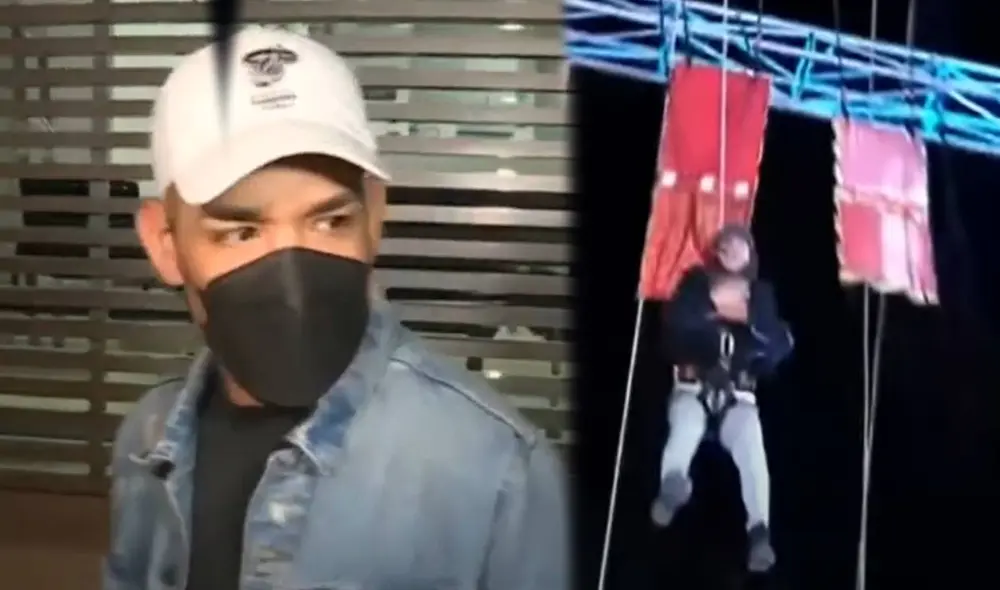 Peter Fajardo, productor de Esto es guerra, señaló que Elías Montalvo se quedará en la clínica como medida preventiva. Foto: captura América TV