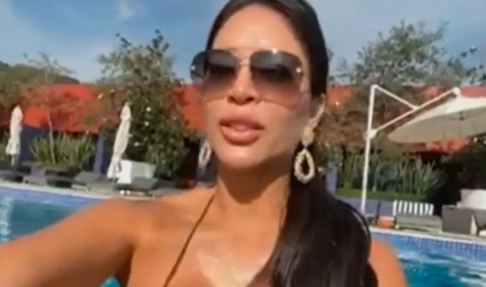 Sheyla Rojas reveló sobre cómo hacía para no gastar mucho dinero cada vez que salía del país. Foto: captura/América TV