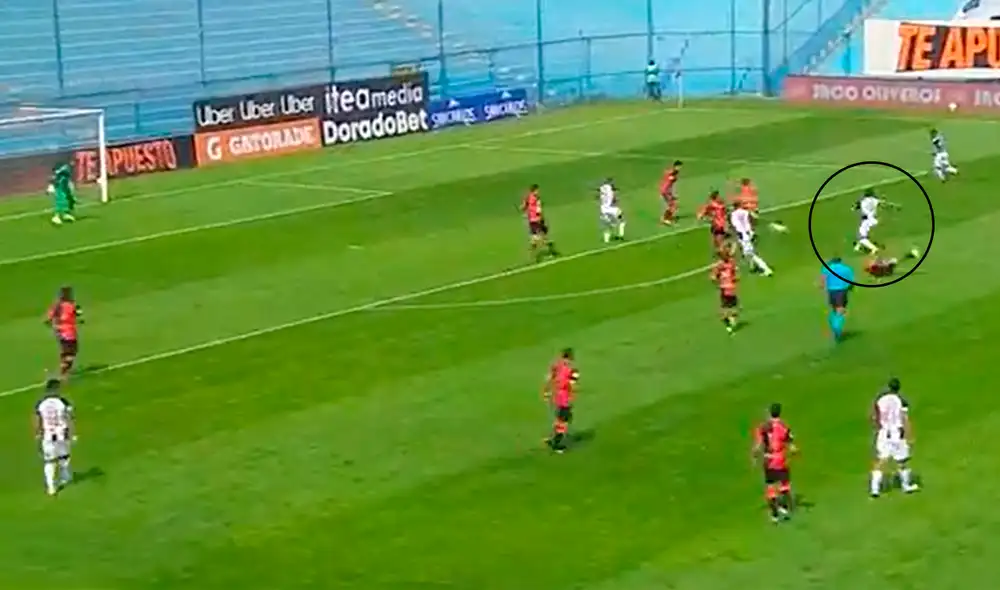 Jairo Concha sumó su cuarto gol con la camiseta de Alianza Lima. Foto: GolPerú