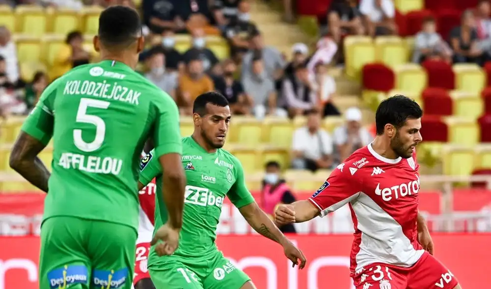 Miguel Trauco fue titular y jugó los 90 minutos en la derrota ante el Mónaco. Foto: Twitter