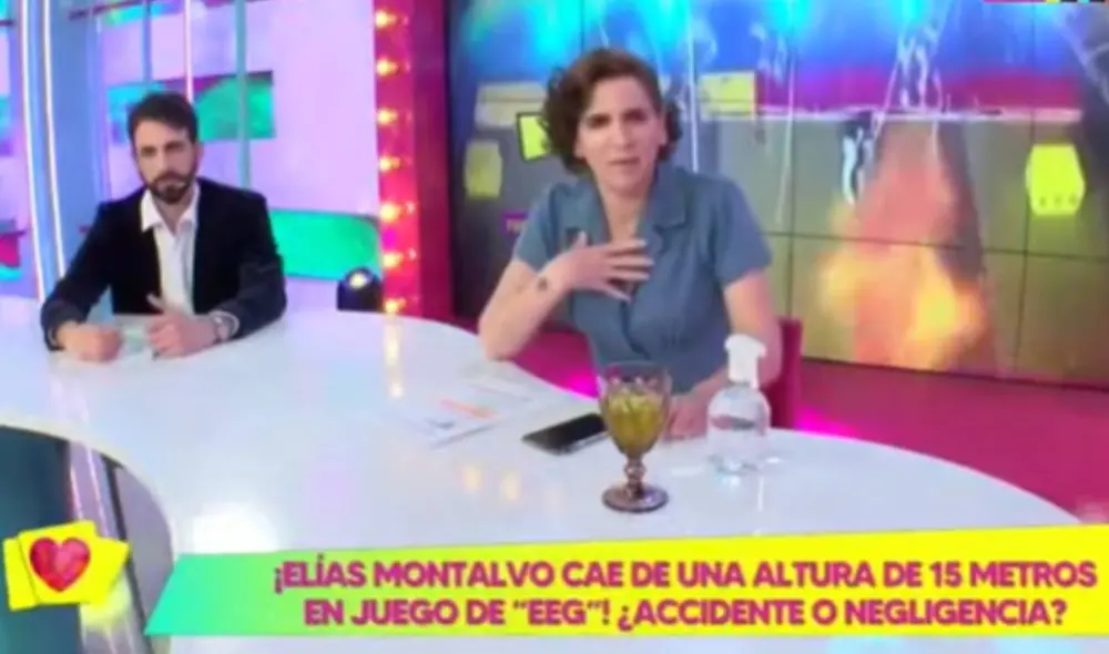 Gigi Mitre habló sobre el accidente de Elías Montalvo. Foto: captura de Willax