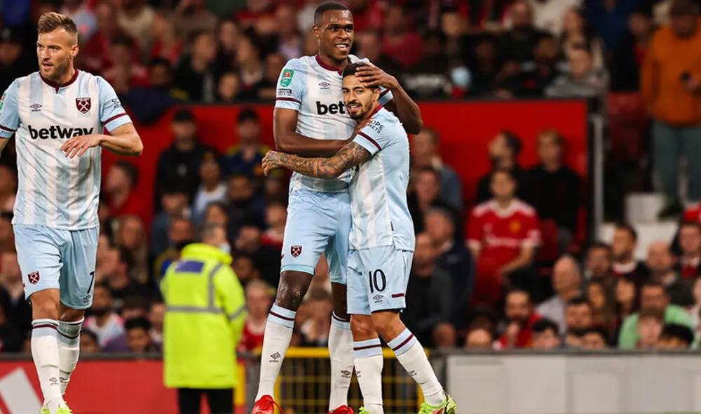 Manuel Lanzini anotó el gol del triunfo para West Ham ante Manchester United. Foto: West Ham Manuel Lanzini anotó el gol del triunfo para West Ham ante Manchester United. Foto: West Ham
