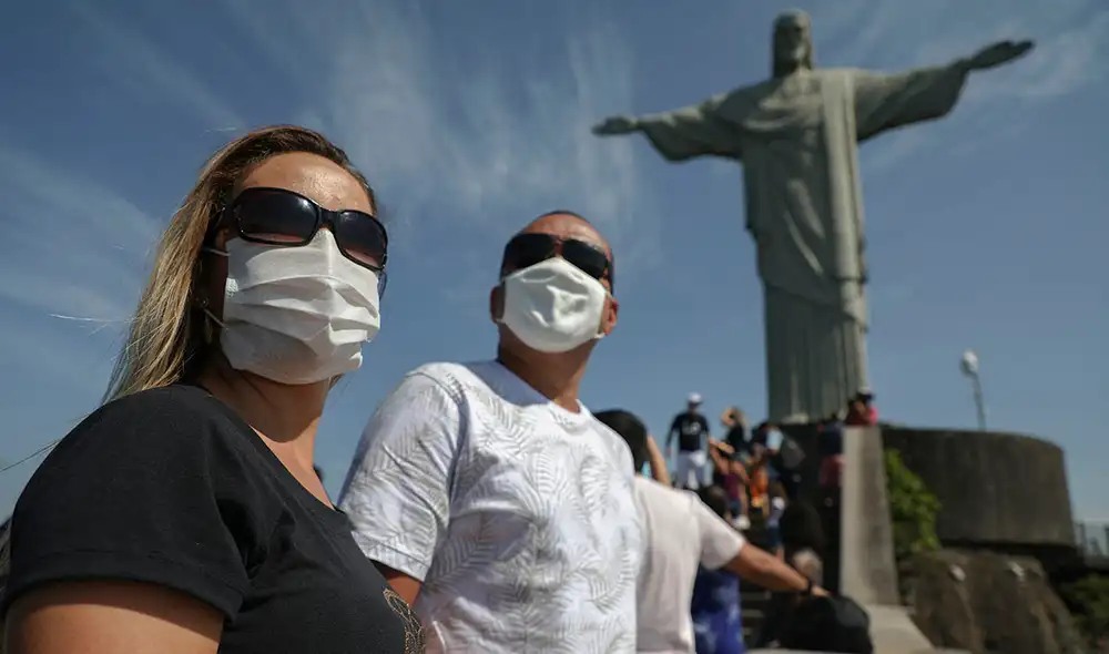 Brasil, Colombia, México, Perú y Estados Unidos están entre los diez primerospaíses en cuanto a muertes acumuladas en el mundo. Foto. AFP