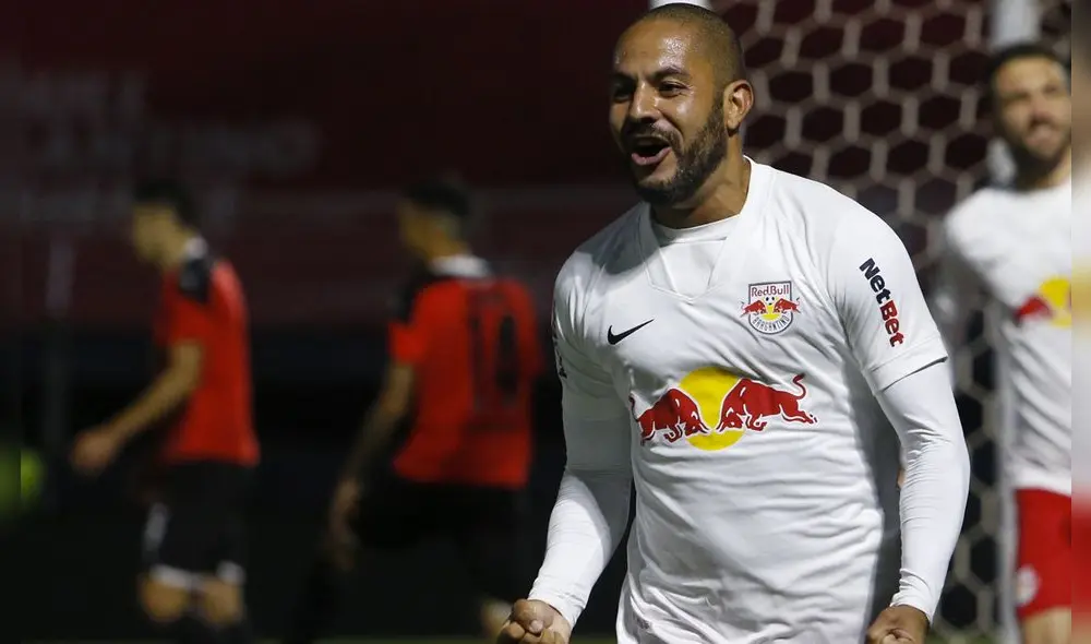 Ytalo puso el 1-0 para Bragantino tras una gran jugada individual de Artur. Foto: Conmebol Sudamericana