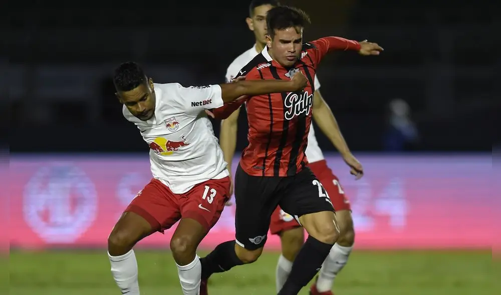 Bragantino se impone 2-0 ante Libertad por la semifinal de ida de la Copa Sudamericana. Foto: Conmebol Sudamericana