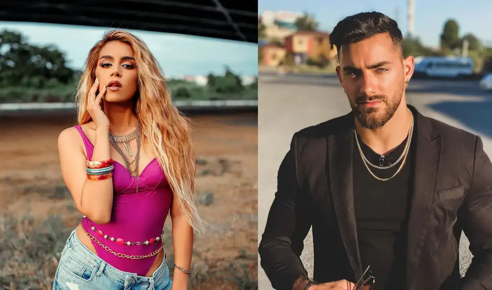 Austin Palao y Andreína Bravo cada vez se van conociendo más y usan sus redes sociales para mostrar divertidos videos juntos. Foto: Composición / Instagram