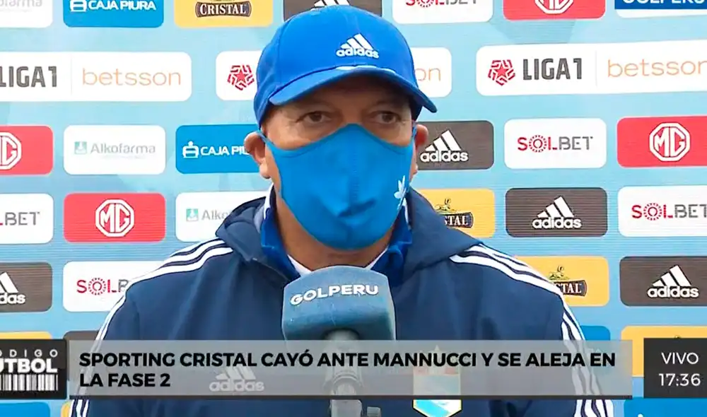 Roberto Mosquera dejó sus impresiones tras la derrota ante Carlos A. Mannucci por la fase 2 de la Liga 1 Betsson. Foto: captura Gol Perú