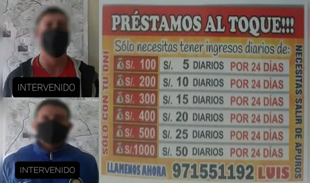Extranjeros llevaban la suma de S/ 7.000 cuando fueron intervenidos. Foto: PNP Extranjeros llevaban la suma de S/ 7.000 cuando fueron intervenidos. Foto: PNP