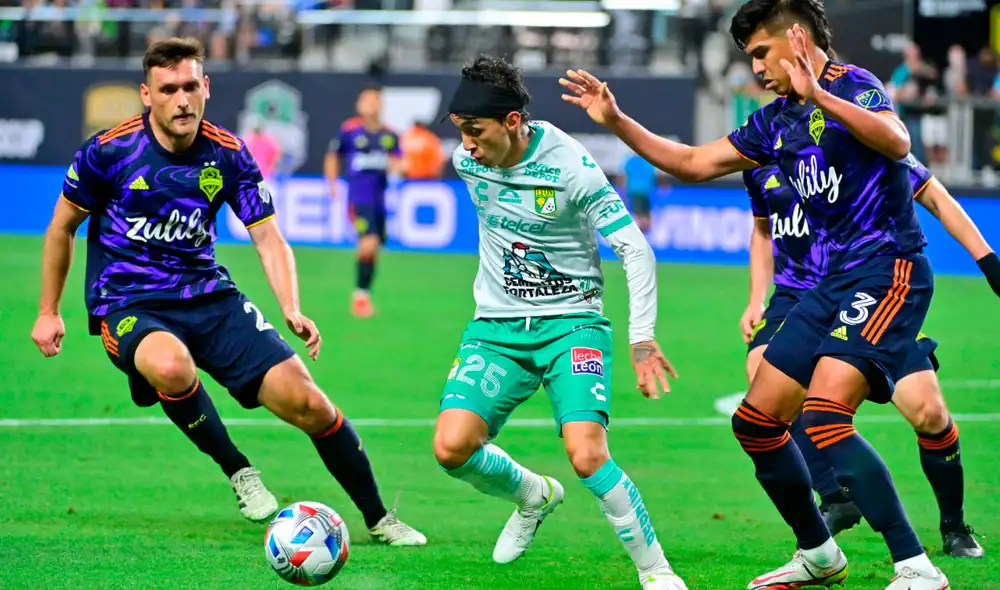 Seattle Sounders y León definieron al campeón de la Leagues Cup 2021 en el Allegiant Stadium, Las Vegas. Foto: Twitter Club León
