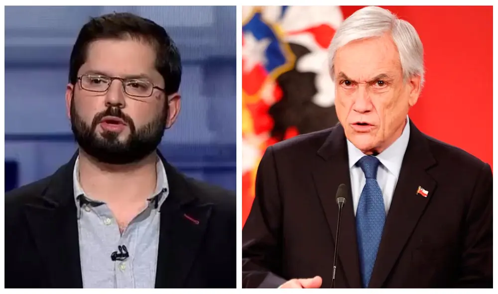 "El señor Piñera está avisado, se le va a perseguir por las graves violaciones de los derechos humanos", dijo Boric en alusión a la represión de las protestas sociales de 2019. Foto: composición