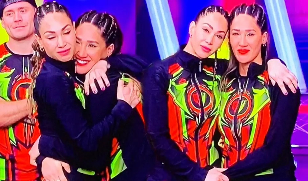 Tepha Loza y Melissa Loza se reencontraron en Es esto guerra, pero no se hablaban. Foto: captura América TV Tepha Loza y Melissa Loza se reencontraron en Es esto guerra, pero no se hablaban. Foto: captura América TV