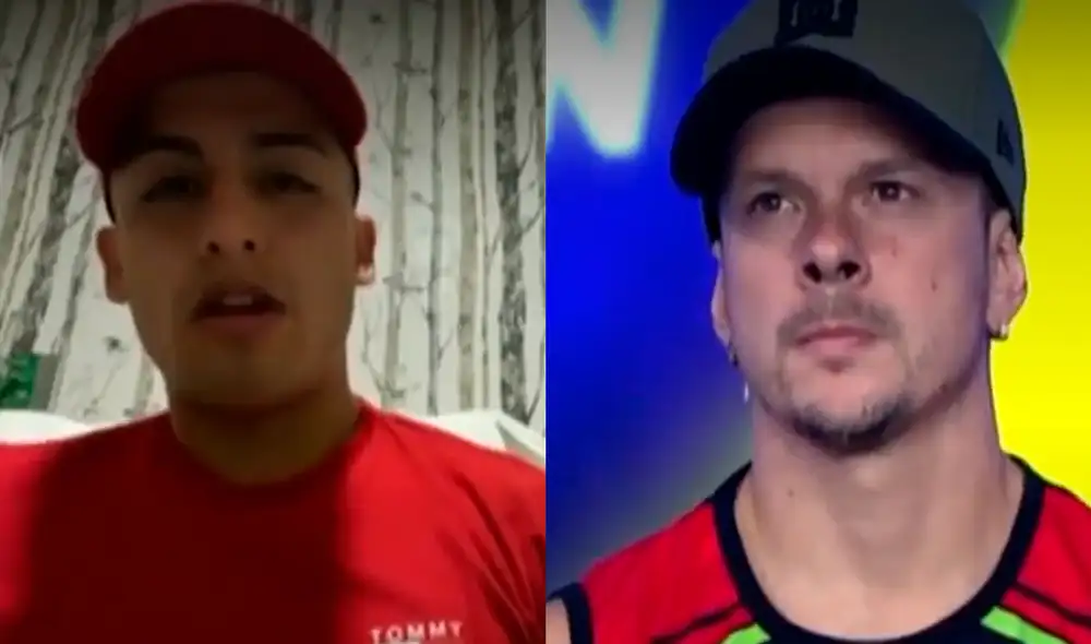 Mario Hart y sus compañeros de Esto es guerra se emocionaron al ver nuevamente a Elías Montalvo a través de un enlace en vivo. Foto: captura de América TV