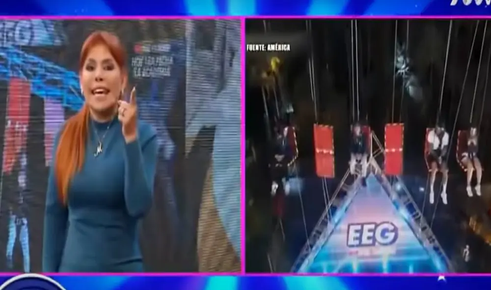 Magaly Medina desató su furia contra América TV. Foto: captura/ATV, captura/América TV Magaly Medina desató su furia contra América TV. Foto: captura/ATV, captura/América TV