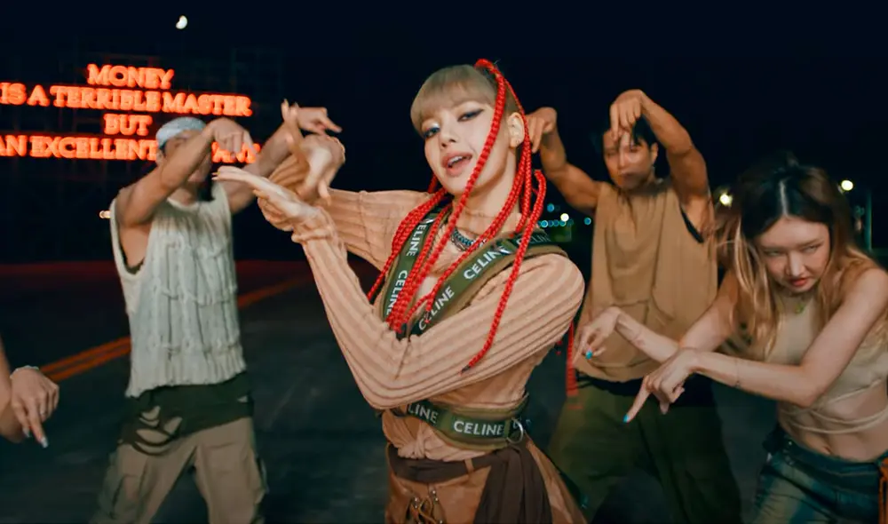 "Money" muestra todo el talento en baile y rap de Lisa de BLACKPINK. Foto: captura YouTube