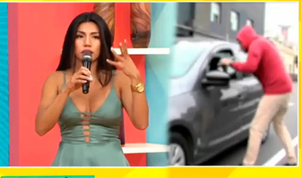 Diana Sánchez contó que el asalto ocurrió el martes 21 de setiembre. Foto: captura América TV