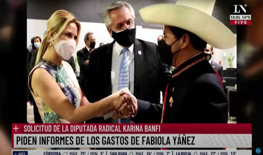 Esta foto provocó el error de Tato Young durante el programa de La Mesa de las 9. Foto: captura de video/LN+ Esta foto provocó el error de Tato Young durante el programa de La Mesa de las 9. Foto: captura de video/LN+