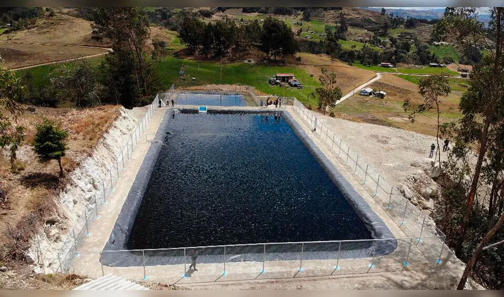 Reservorio beneficiará a productores del caserío de Barrojo en Baños del Inca. Foto: Yanacocha.