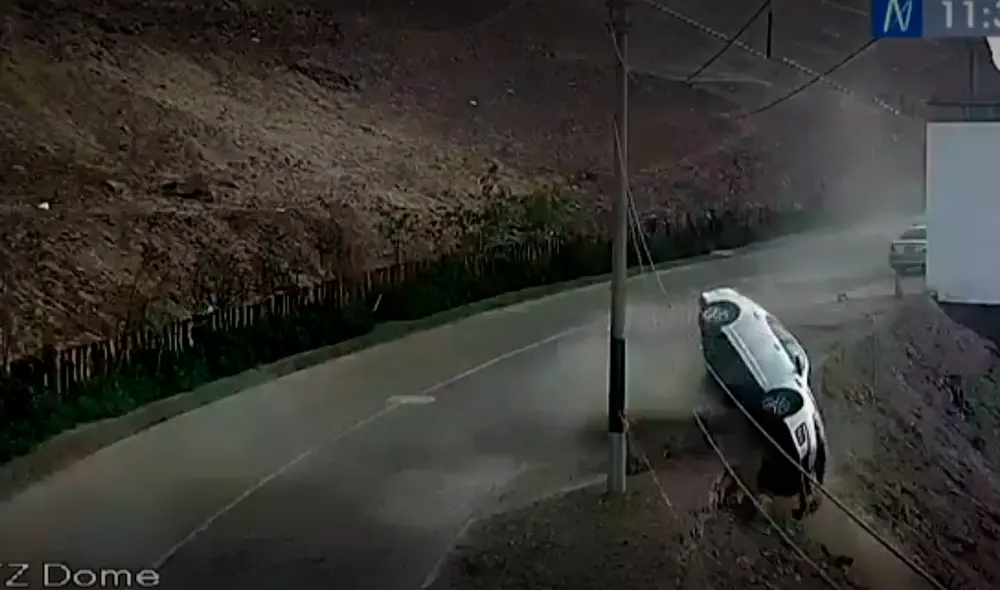 El hecho ocurrió en la urbanización Las casuarinas. Foto: Captura Canal N