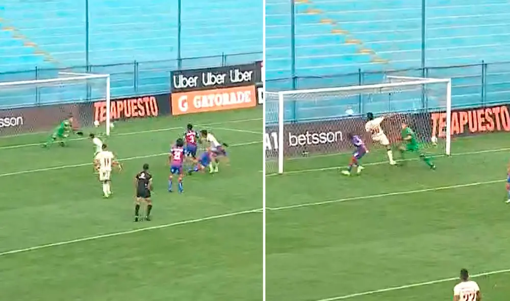 Valera cortó su sequía frente al arco con un hat-trick ante Alianza Universidad. Foto: captura Gol Perú