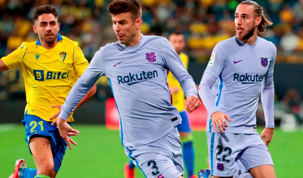 Los azulgranas se fueron al descanso empatados a cero. Foto: EFE