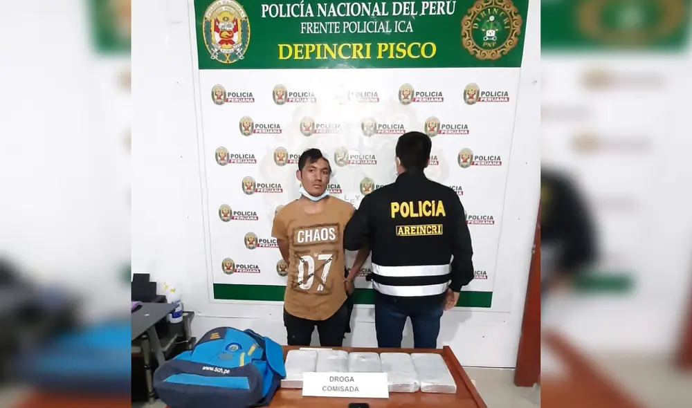 Sujeto de 26 años fue capturado en flagrancia en el asentamiento humano Alto Molino. Foto: PNP Sujeto de 26 años fue capturado en flagrancia en el asentamiento humano Alto Molino. Foto: PNP