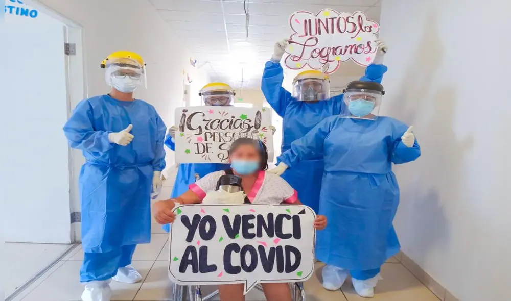 Ocho nuevas altas médicas por COVID-19 se registraron a nivel regional. Foto: Hospital Hipólito Unanue Ocho nuevas altas médicas por COVID-19 se registraron a nivel regional. Foto: Hospital Hipólito Unanue