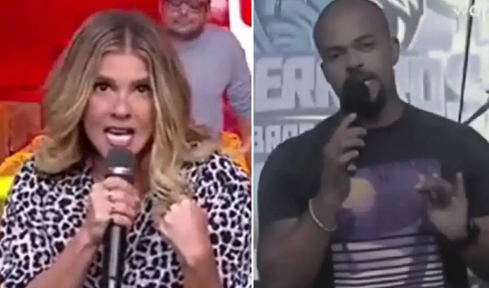 José Figueroa se burló del equipo peruano y de Johanna San Miguel. Foto: captura América TV José Figueroa se burló del equipo peruano y de Johanna San Miguel. Foto: captura América TV