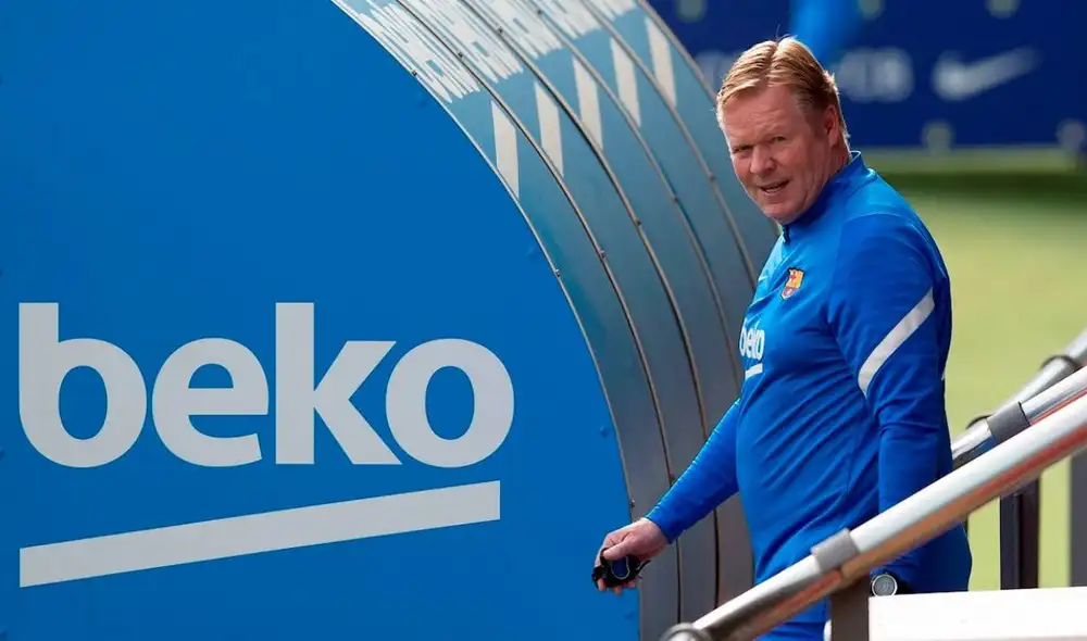 La última victoria que consiguió Koeman en LaLiga Santander fue ante Getafe a finales de agosto. Foto: EFE/Enric Fontcuberta