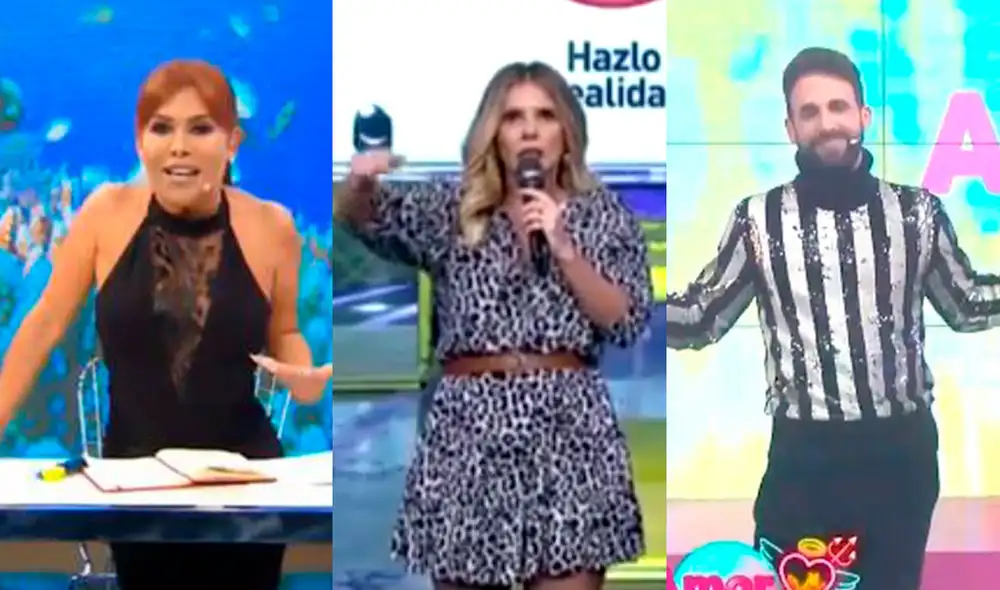 La conductora Johanna San Miguel se dirigió a quienes piden la cancelación de Esto es guerra. Foto: captura/América TV/Willax/ATV