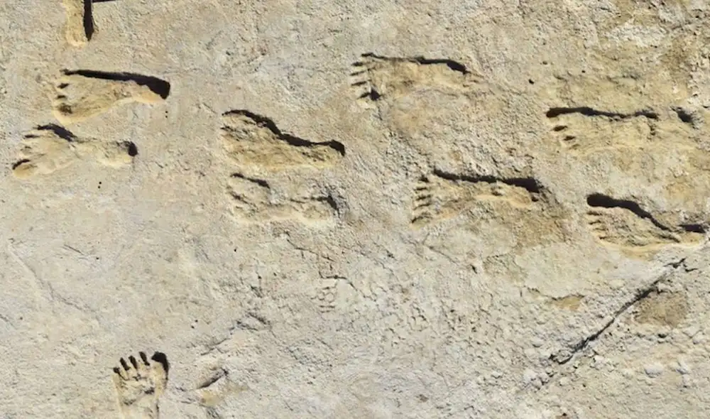 Las huellas humanas fueron halladas en un antiguo lago de Nuevo México, Estados Unidos. Foto: Bournemouth University Las huellas humanas fueron halladas en un antiguo lago de Nuevo México, Estados Unidos. Foto: Bournemouth University