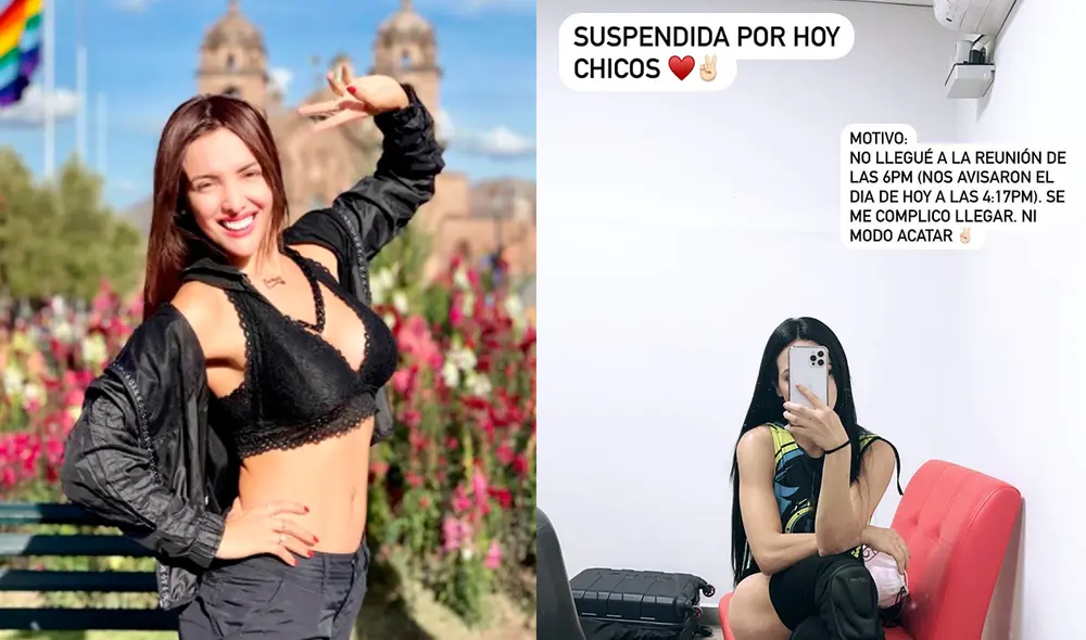 Rosángela Espinoza no llegó a tiempo a reunión con la producción de Esto es guerra. Foto. Instagram Rosángela Espinoza no llegó a tiempo a reunión con la producción de Esto es guerra. Foto. Instagram