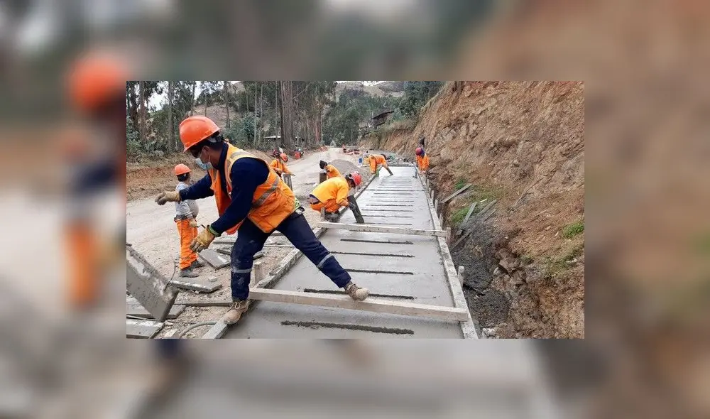 Trabajadores ya están en obra. Foto: MTC Trabajadores ya están en obra. Foto: MTC